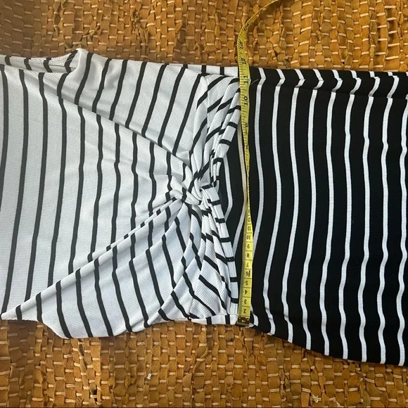 Bailey 44 Striped Cut Out Midi Dress - Picture 6 of 10